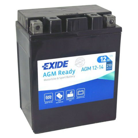 12V 12Ah EXIDE moto AGM