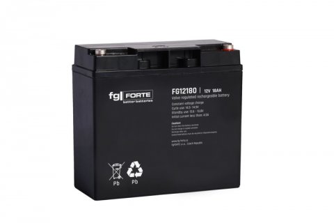 Akumulátor fgFORTE FG12180, 12V 18Ah