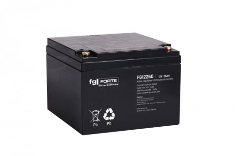 Akumulátor fgFORTE FG12260, 12V 26Ah