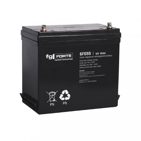 Akumulátor fgFORTE 6FG55, 12V 55Ah