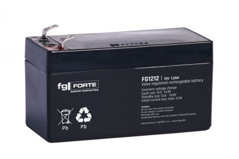 Akumulátor fgFORTE FG1212, 12V 1,2Ah