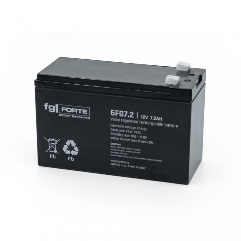 Akumulátor fgFORTE 6FG7,2 F1, 12V 7,2Ah