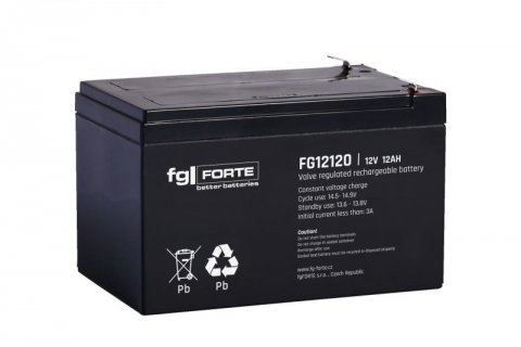 Akumulátor fgFORTE FG12120 F2, 12V 12Ah