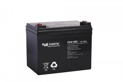 Akumulátor fgFORTE FG12-35D, 12V 35Ah, deep cycle