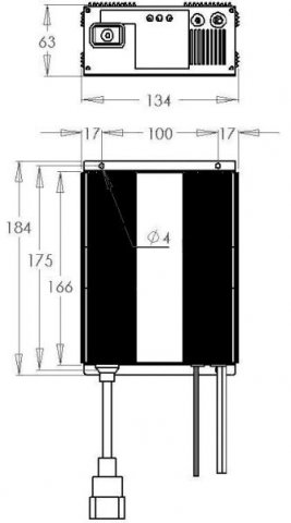 Traction charger 24V/13A