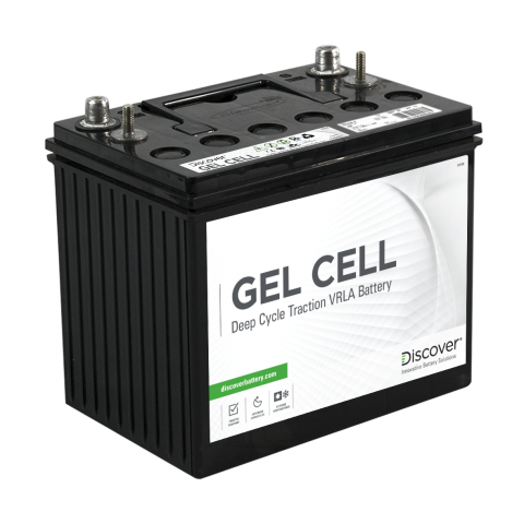 Discover EV512G-063, 12V 63Ah C5, GEL, AM (M6)